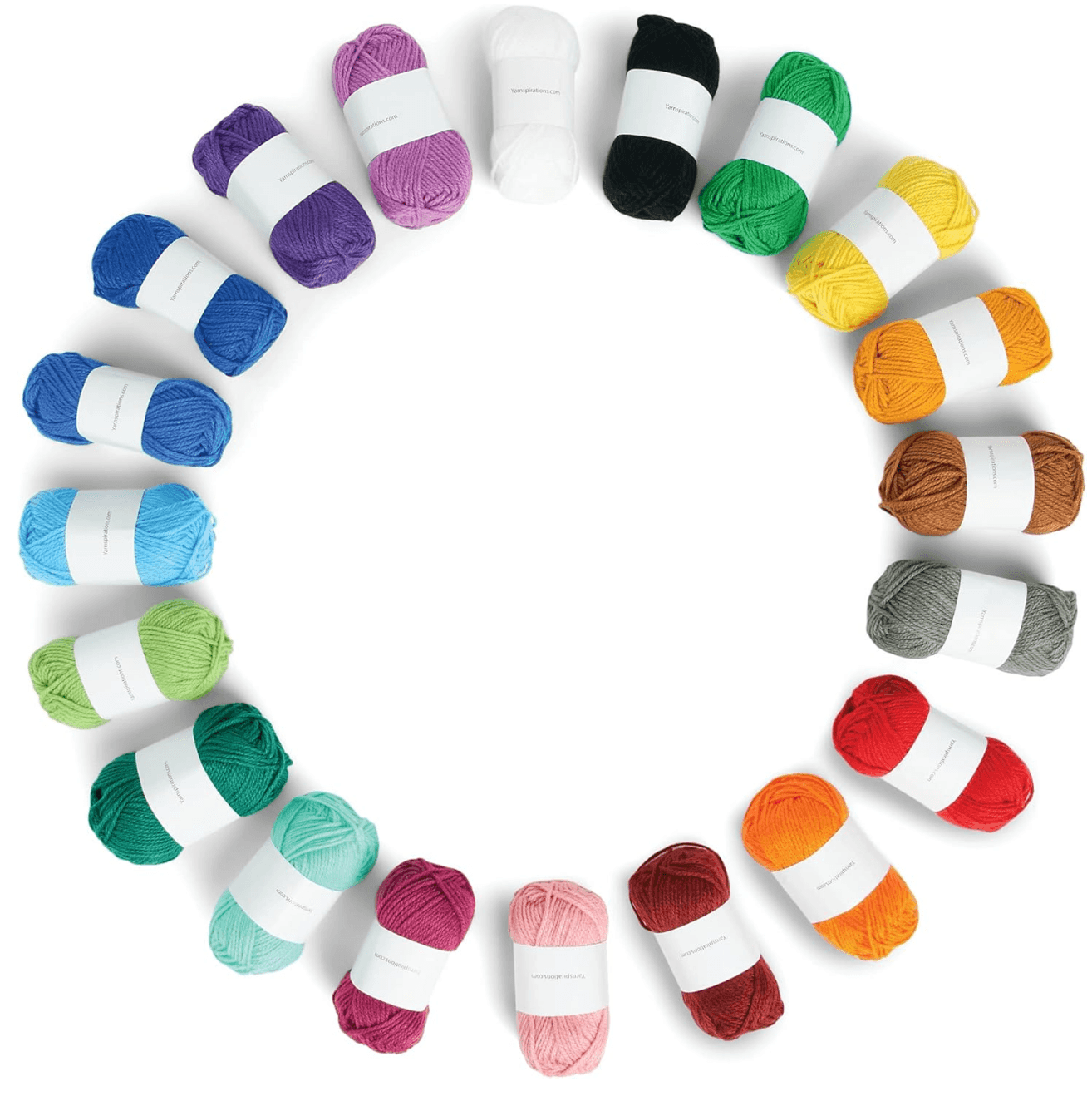 Caron Little Crafties Acrylic Mini Yarn Multipack 20 Count (Pack of 1)