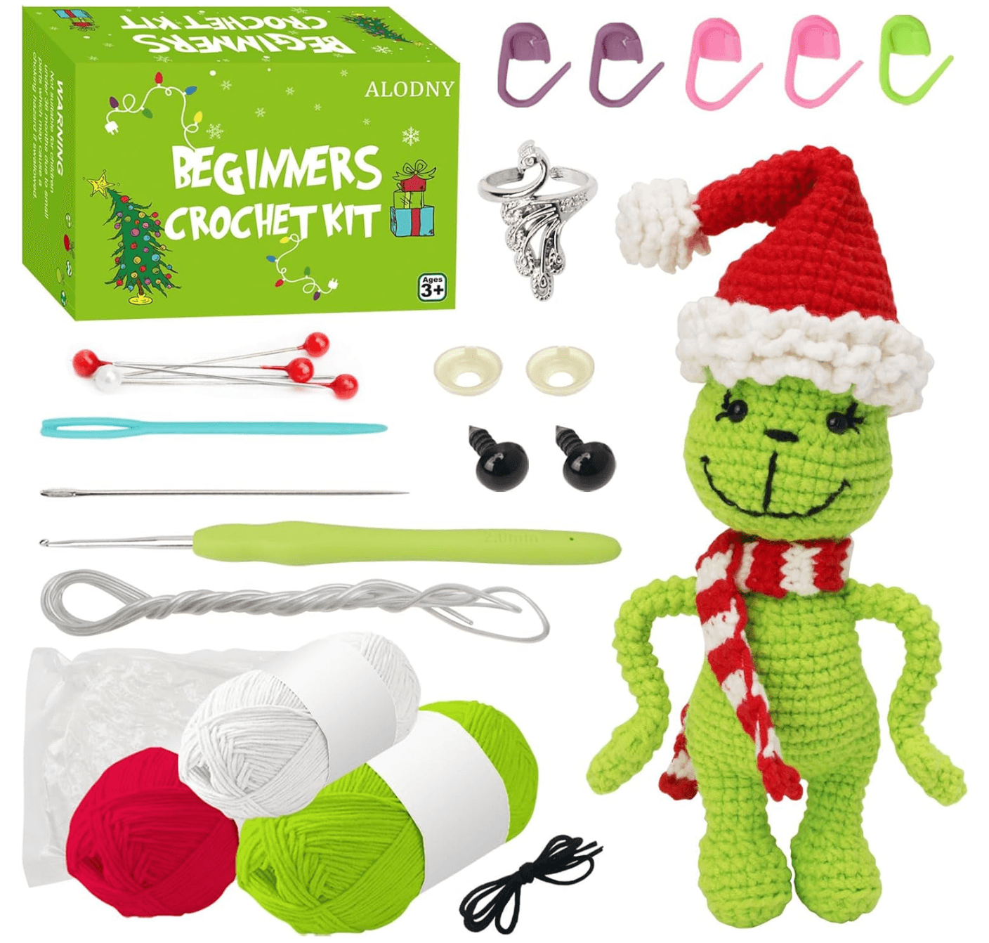 grinch crochet pattern beginners crochet kit