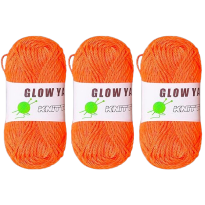 Glow in the dark yarn