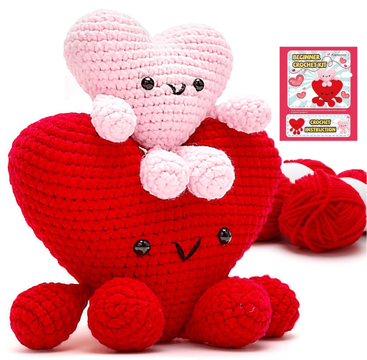 Crochet heart kit