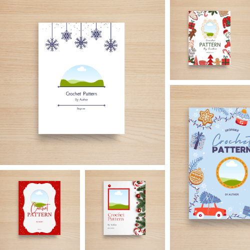 pattern template bundle for christmas