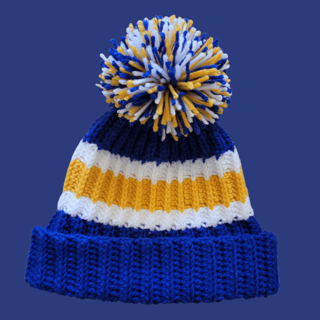 Striped Sports Beanie