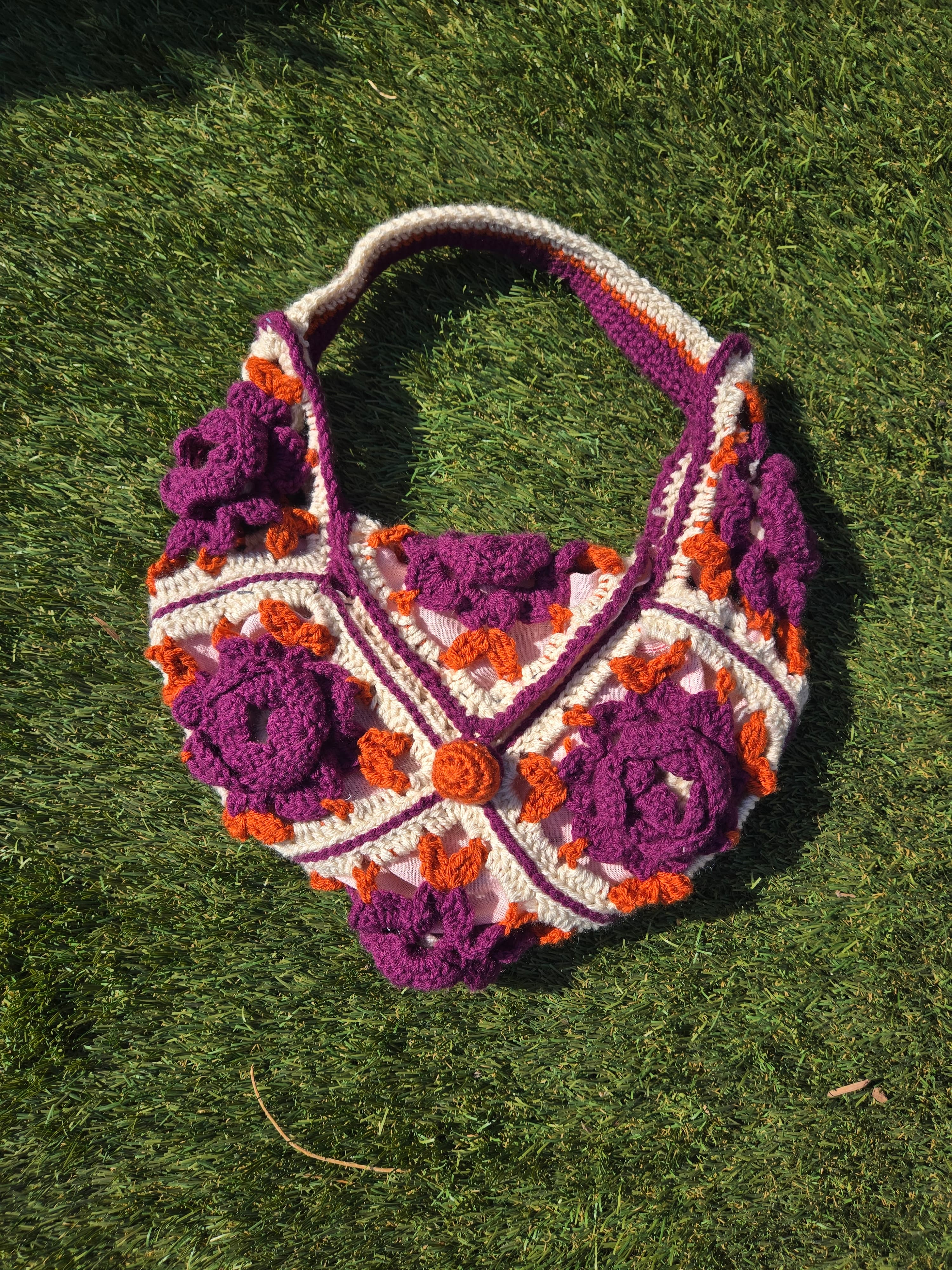 Rose Flower Purse